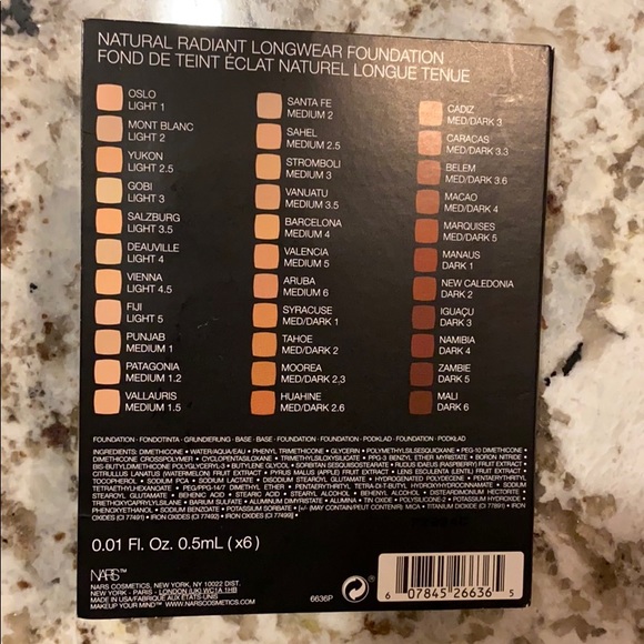 NARS radiant foundation shade finder sample - Picture 4 of 4